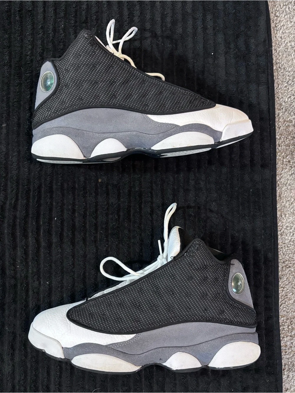 Men’s 13s Black flints